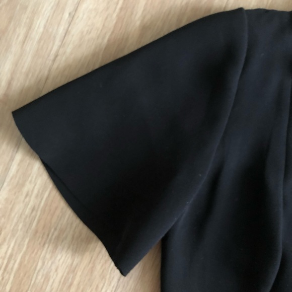 & Other Stories Black Dress with Details on Neck in Size 4 - Picture 4 of 7